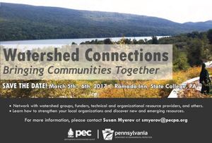 Watershed Connections Conference Watershed Connections Conference